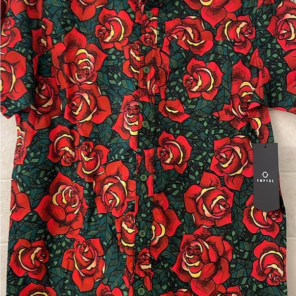 Zumiez Empyre Otto Red Floral Shirt - Picture 5 of 5